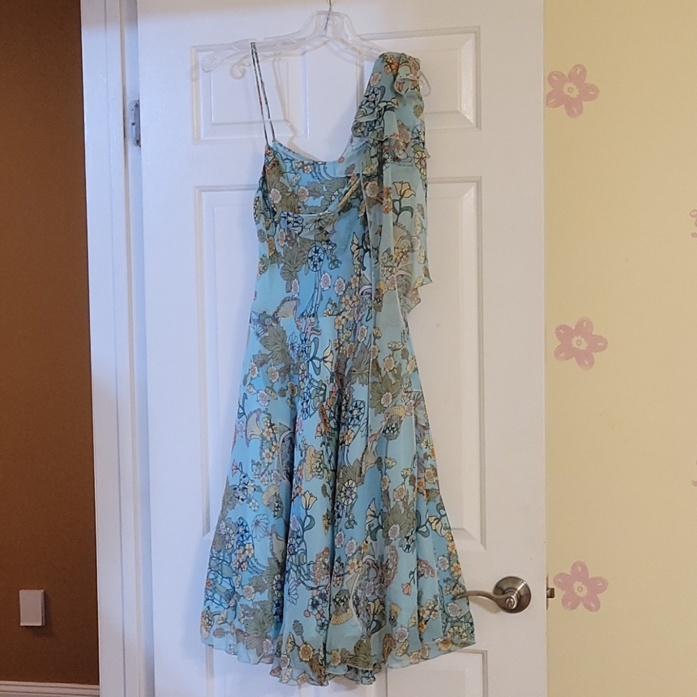 Flowy print dress